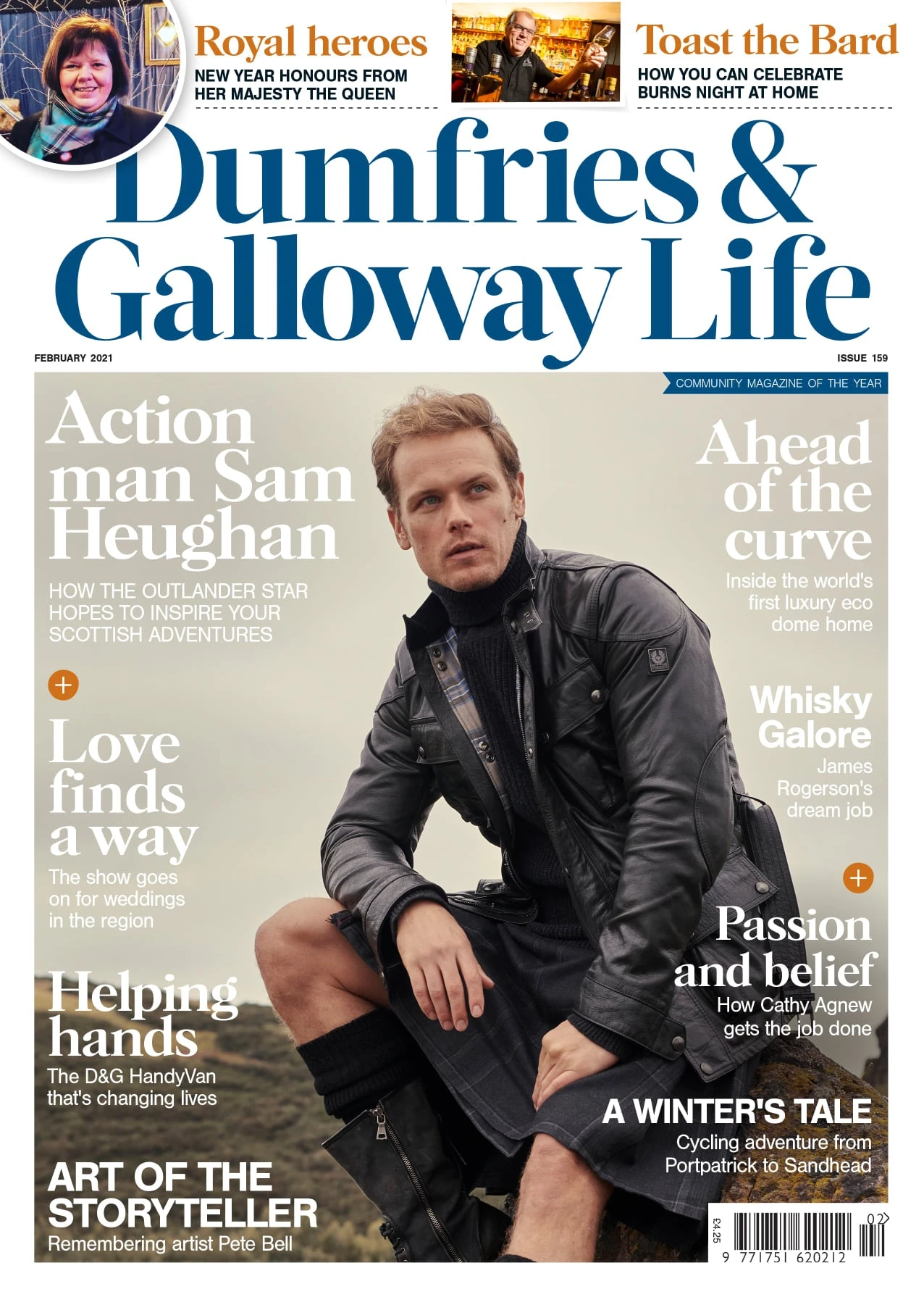 Dumfries & Galloway Magazine February 2021: Sam Heughan Cover 3 Dumfries & Galloway Magazine February 2021: Sam Heughan Cover