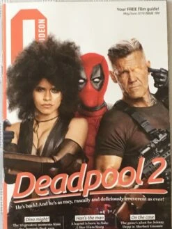 N/A UK Odeon Magazine May 2018 Deadpool 2 - Josh Brolin & Morena Baccarin Cover