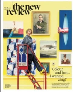 N/A UK OBSERVER NEW REVIEW May 2018: GRAYSON PERRY Tobias Menzies FATHER JOHN MISTY