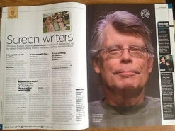 N/A STEPHEN KING Interview JAMES MCAVOY UK VUE ISSUE 2013 VIN DIESEL CHRIS HEMSWORTH