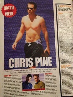 N/A NICK GRIMSHAW UKmag 2013 CHRIS PINE STAR TREK PAUL McCARTNEY SPICE GIRLS BUNTON