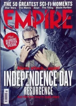N/A JEFF GOLDBLUM INDEPENDENCE DAY PRINCE (PURPLE RAIN) Empire UK Magazine July 2016