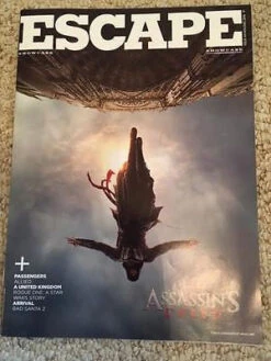 N/A ESCAPE MAGAZINE NOVEMBER 2016 ASSASSIN'S CREED MICHAEL FASSBENDER CHRIS PRATT