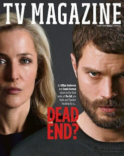N/A GILLIAN ANDERSON - JAMIE DORNAN - THE FALL UK TV Magazine September 2016