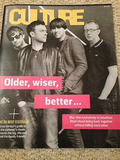 N/A CULTURE MAGAZINE APRIL 2015 BLUR (The Magic Whip) ERIC CANTONA ALAN RICKMAN