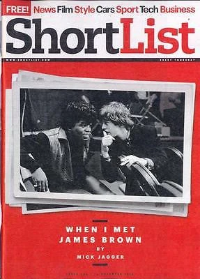 N/A TOM HARDY Mick Jagger James Brown JACK DONNELLY TOPLESS UK SHORTLIST NOV 2014 4 N/A TOM HARDY Mick Jagger James Brown JACK DONNELLY TOPLESS UK SHORTLIST NOV 2014 - Image 2