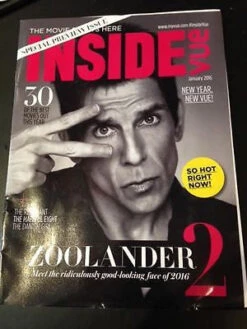 N/A VUE Magazine January 2016 BEN STILLER MARK RUFFALO LEONARDO DICAPRIO BRIE LARSON