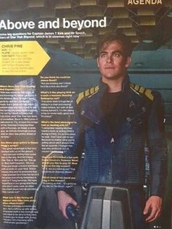 N/A CHRIS PINE Ethan Hawke DUA LIPA Noel Gallagher UK NME MAGAZINE July 2016