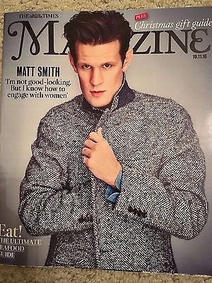 N/A MATT SMITH - Doctor Who Photo Cover 2 Interview Times UK Magazine November 2016 3 N/A MATT SMITH - Doctor Who Photo Cover 2 Interview Times UK Magazine November 2016