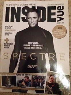 N/A Daniel Craig JAMES BOND SPECTRE UK PHOTO COVER SPECIAL MAGAZINE OCTOBER 2015
