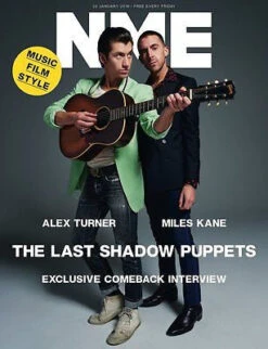 N/A Alex Turner Miles Kane LAST SHADOW PUPPETS UK NME MAGAZINE JANUARY 2016