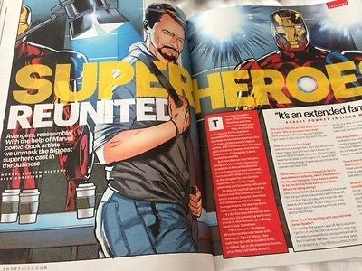 N/A SHORTLIST MAGAZINE APRIL 2015 AVENGERS AGE OF ULTRON CHRIS EVANS JEREMY RENNER 5 N/A SHORTLIST MAGAZINE APRIL 2015 AVENGERS AGE OF ULTRON CHRIS EVANS JEREMY RENNER - Image 3