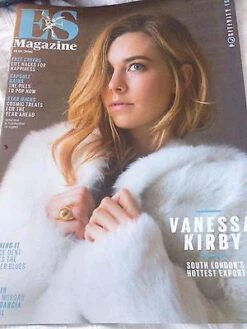 N/A (UK) ES MAGAZINE JANUARY 2016 VANESSA KIRBY PHOTO INTERVIEW GARY KEMP SPANDAU