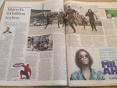 N/A TELEGRAPH REVIEW APRIL 2016 CYNDI LAUPER UK Interview CHRIS EVANS DAVID HOCKNEY 4 N/A TELEGRAPH REVIEW APRIL 2016 CYNDI LAUPER UK Interview CHRIS EVANS DAVID HOCKNEY - Image 2