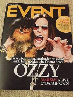 N/A OZZY OSBOURNE Black Sabbath EVENT Magazine June 2014