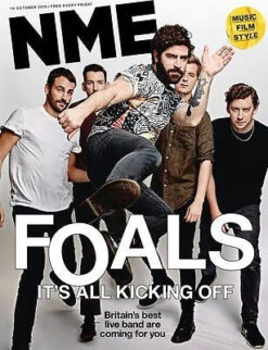 N/A NME MAGAZINE OCTOBER 2015 THE FOALS MEG REMY GORILLAZ LADY GAGA RUSSELL BRAND