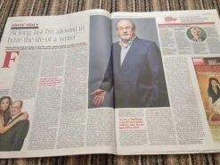 N/A Rolling Stones RONNIE WOOD PHOTO INTERVIEW SEPT 2015 SALMAN RUSHDIE JAMES BOND -CELEBRITY MAGAZINES 24 1 8424aef1 0ce6 421a 99d5 efd282af5071