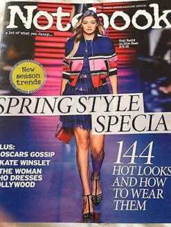 N/A NOTEBOOK MAGAZINE FEBRUARY 2016 GIGI HADID PHOTO COVER KATE WINSLET BRIE LARSON