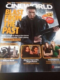 N/A CINEWORLD MAGAZINE 05/2015 TERMINATOR GENISYS CHRIS PRATT JURASSIC ANNA KENDRICK
