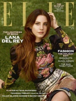 N/A LANA DEL REY Cover - ELLE Magazine UK June 2017 NEW