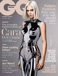 N/A UK GQ Magazine August 2017 Cara Delevingne Exclusive Cover Interview