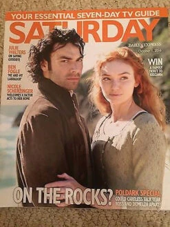 N/A (UK) SATURDAY MAGAZINE OCT 2016 AIDAN TURNER Poldark PHOTO COVER - THE TREMELOES
