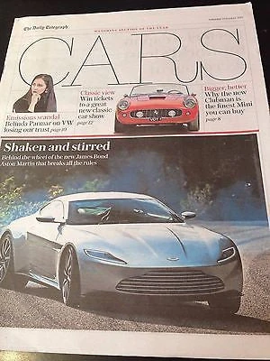 N/A James Bond 007 Aston Martin UK Cars Supplement Cover 3 October 2015 New 3 N/A James Bond 007 Aston Martin UK Cars Supplement Cover 3 October 2015 New