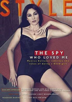 N/A James Bond MONICA BELLUCCI PHOTO INTERVIEW STYLE MAGAZINE FEBRUARY 22 2015
