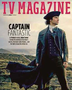 N/A (UK) TV MAGAZINE SEPTEMBER 2016 AIDAN TURNER Poldark Hunk PHOTO COVER INTERVIEW