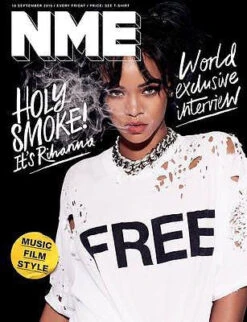 N/A R8 RIHANNA Photo Cover Interview UK NME MAGAZINE SEPT 2015