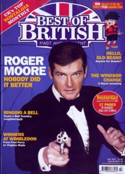 N/A Best Of British Magazine July 2017 Sir Roger Moore James Bond UK Cover Story