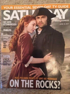 N/A SATURDAY Magazine 06/2017 AIDAN TURNER Poldark Kim Hartman FIONA WADE Brian May