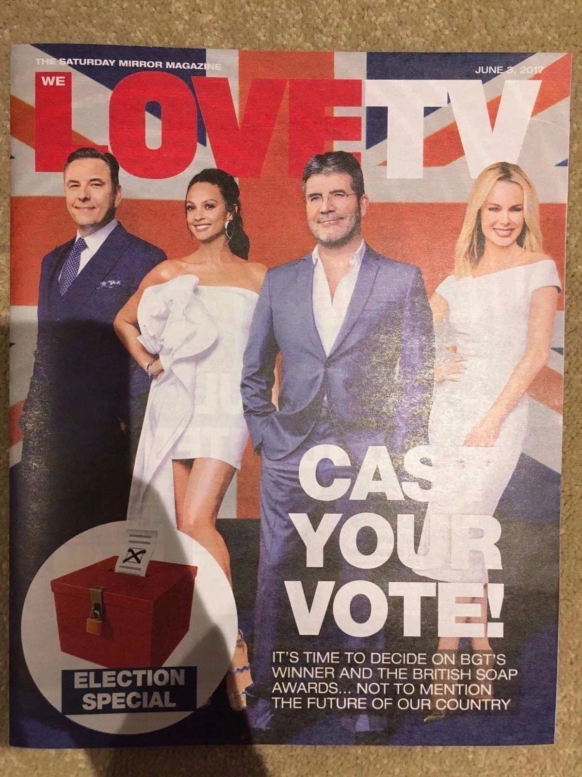 N/A Love TV Magazine June 2017 Amanda Holden The Beatles Liz White Paul Nicholls 3 N/A Love TV Magazine June 2017 Amanda Holden The Beatles Liz White Paul Nicholls