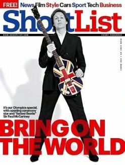 N/A SIR PAUL MCCARTNEY - THE BEATLES - NEW UK COVER SHORTLIST MAGAZINE - JULY 2012