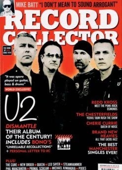 Record Collector Magazine Dec 2024. U2 Bono World Exclusive
