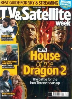 TV & Satellite Week Magazine 15/06/2024 House Of The Dragon 2 Ewan Mitchell
