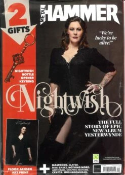 Metal Hammer Magazine #391 Nightwish Floor Jansen Art Print & Bottle Opener (Manufacturer Damage)