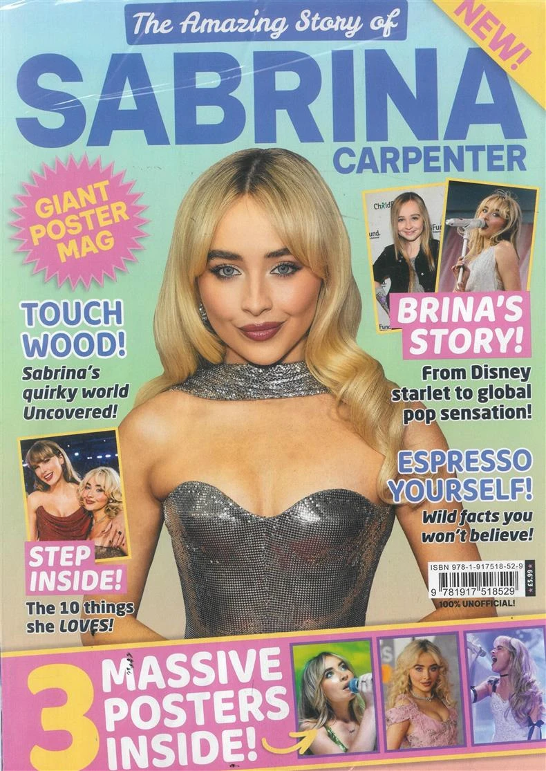 The Amazing Story Of Sabrina Carpenter Giant Poster Magazine 3 The Amazing Story Of Sabrina Carpenter Giant Poster Magazine