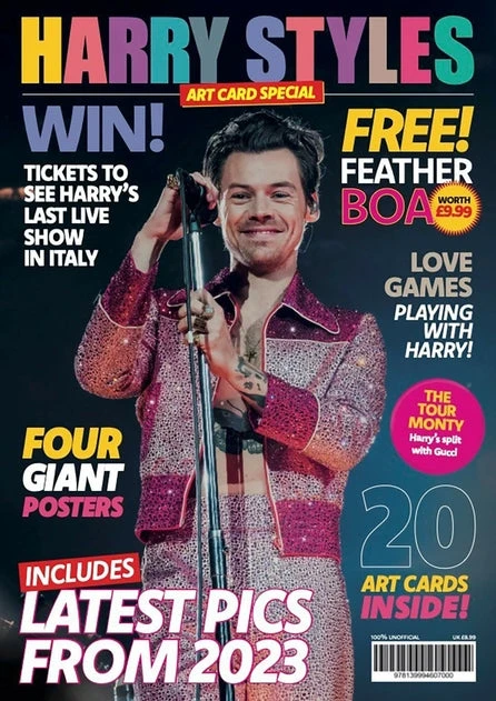 HARRY STYLES MAGAZINE WITH 20 ART CARDS & 4 GIANT POSTERS BRAND (In Stock) 4 HARRY STYLES MAGAZINE WITH 20 ART CARDS & 4 GIANT POSTERS BRAND (In Stock) - Image 2