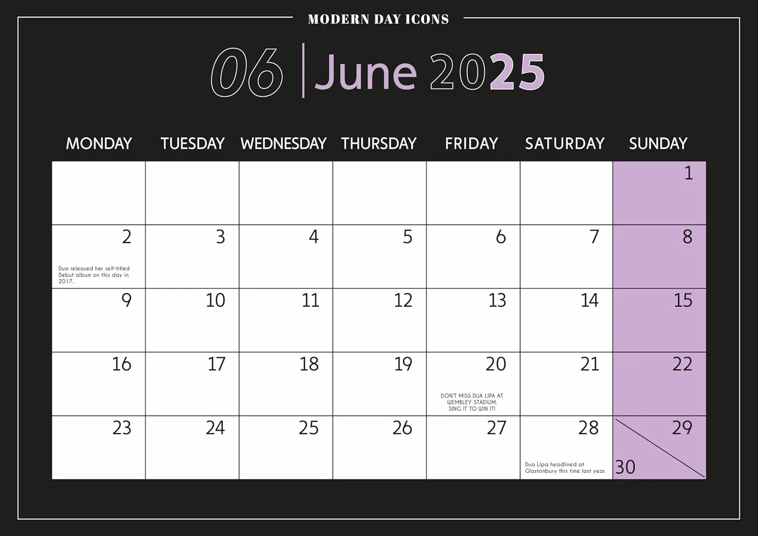 Dua Lipa Annual Review Magazine & 2025 Calendar 5 Dua Lipa Annual Review Magazine & 2025 Calendar - Image 3