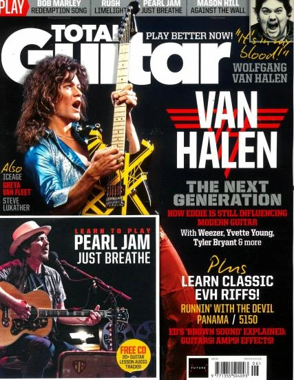 UK Total Guitar Magazine June 2021: EDDIE VAN HALEN COVER FEATURE Pearl Jam 3 UK Total Guitar Magazine June 2021: EDDIE VAN HALEN COVER FEATURE Pearl Jam