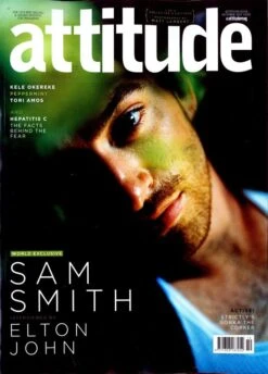 UK Attitude Magazine October 2017 Sam Smith Interview By Sir Elton John Cover 1