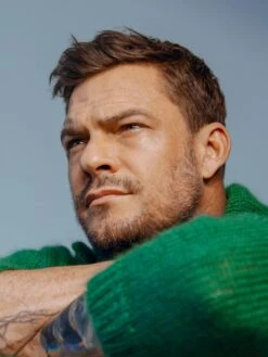 BRITISH GQ Magazine April/May 2024 Alan Ritchson