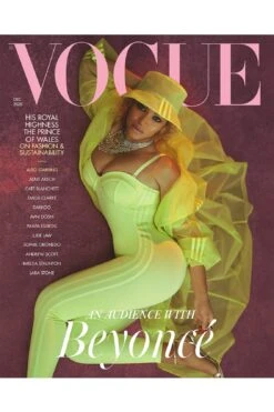 BEYONCE KNOWLES - VOGUE MAGAZINE UK DECEMBER 2020 BRITISH EDITION #1