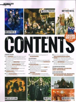 METAL HAMMER #327 October 2019 BABYMETAL + Free Poster & Badge -CELEBRITY MAGAZINES CCF11092019 0008