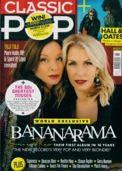 UK Classic Pop Magazine April 2019: BANANARAMA Gary Numan EDWYN COLLINS