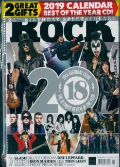 Classic Rock Magazine JAN 2019: DEF LEPPARD Iron Maiden SLASH