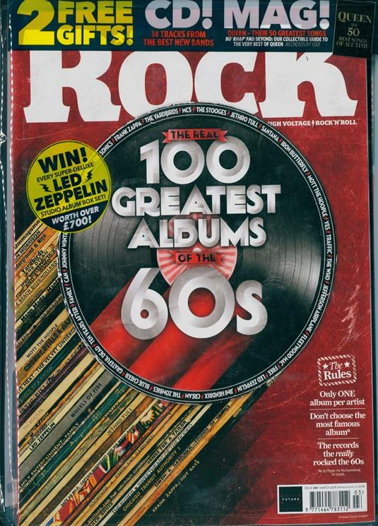 UK CLASSIC ROCK Magazine March 2019 Traffic The Doors + Free Queen Supplement 4 UK CLASSIC ROCK Magazine March 2019 Traffic The Doors + Free Queen Supplement - Image 2