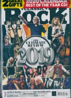 Classic Rock Magazine #270: KISS Roger Daltrey + Free 2020 Calendar Freddie Mercury -CELEBRITY MAGAZINES CLASSIC ROCK NO 270