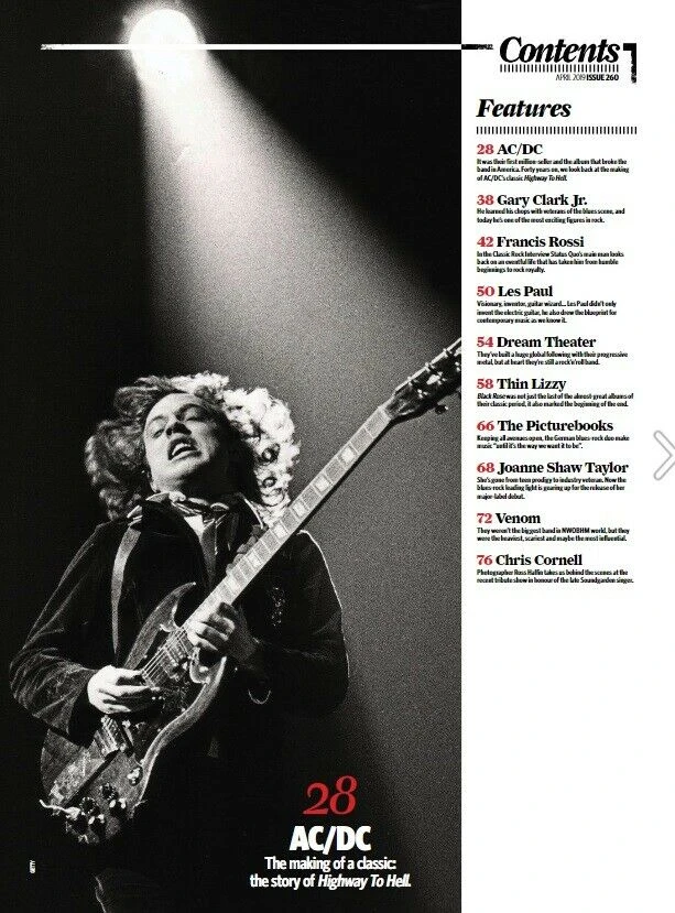 Classic Rock Magazine April 2019: AC/DC Francis Rossi THIN LIZZY Venom PRINCE 4 Classic Rock Magazine April 2019: AC/DC Francis Rossi THIN LIZZY Venom PRINCE - Image 2